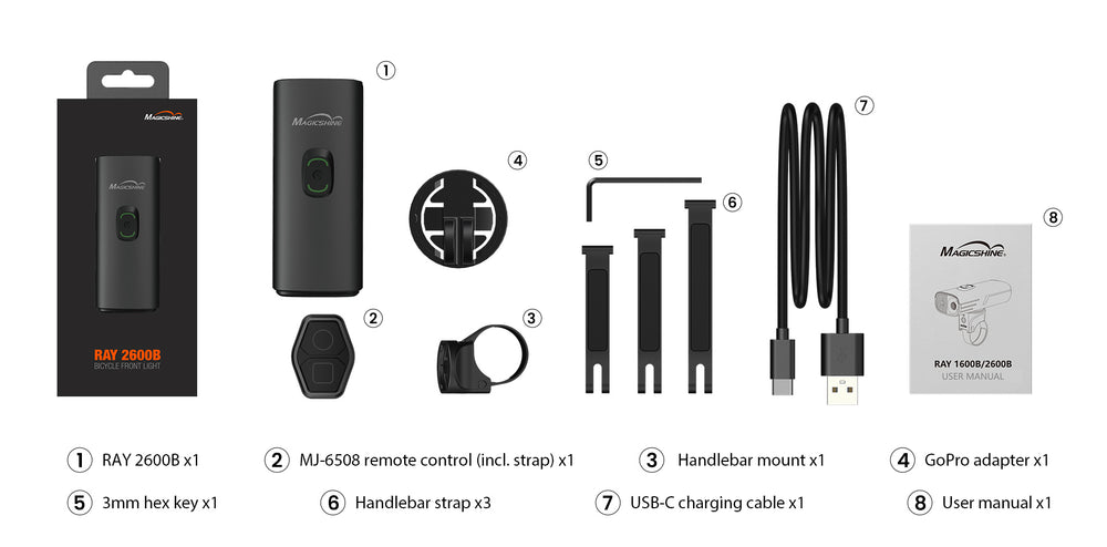 rechargeable bicycle headlight