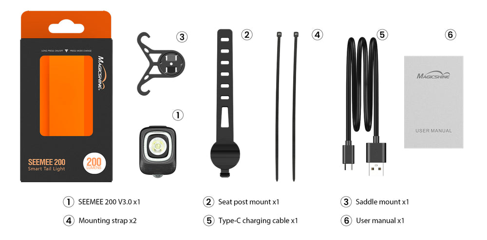 rear back light bike