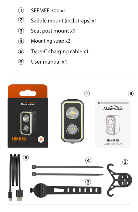 road bike tail light