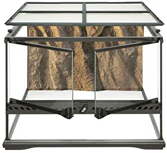 Hagen Exo Terra Short All Glass Terrarium, 18 by 18 by 12-Inch