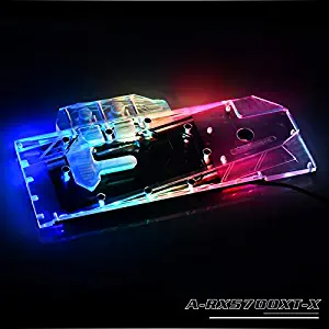 Water Block use for AMD Radeon RX 5700 / 5700XT GPU Card/Full Cover Copper Radiator Block/3PIN 5V A-RGB / 4PIN 12V RGB