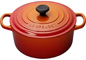 Le Creuset Signature Enameled Cast-Iron 3.5 Quart Round French (Dutch) Oven, Flame