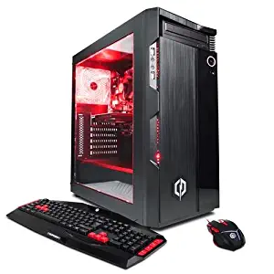 CyberpowerPC Gamer Ultra Desktop with AMD FX-6300 CPU, 16GB DDR3, NVIDIA GTX 1050 Ti 4GB, 2TB HDD, 24X DVD+-RW and Windows 10 Home (GUA600)