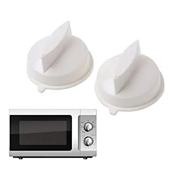 2Pcs Microwave Oven Rotary Knob Timer Plastic Control Switch for Media Universal