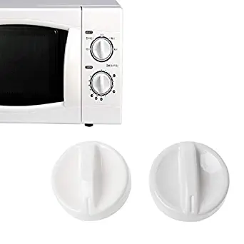 2Pcs Universal Microwave Oven Plastic Spool Rotary Knob Timer Control Switch New