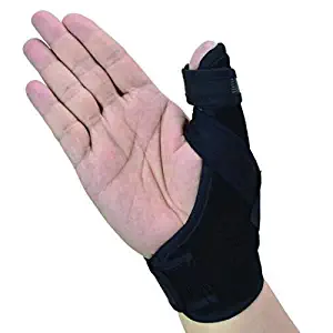 Thumb Spica Splint- Thumb Brace for Arthritis or Soft Tissue Injuries, Lightweight and Breathable, Stabilizing and not Restrictive, Fits Both Hands, a U.S. Solid Product (Large/XL)