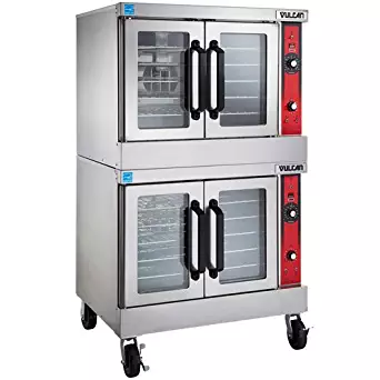 Vulcan VC55GD LP Gas Convection Oven, Double Stack with Legs