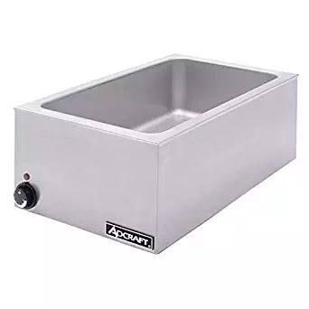 Empura Commercial Portable Steam Table Food Warmer 9.25"H x 14.5"W x 22.5"D. 120V, 1200W