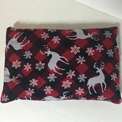 Heat Pack, Corn Bag, Red Deer Heating Pad, Santa Gift, Microwave Heat Pack, heating pad, Christmas Gift, Gift for Mom, Hot Cold Pack, Therapeutic heat pack