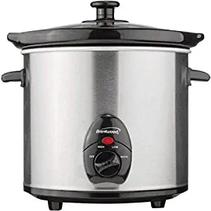 Brentwood SC-130S 3 quart Slow Cooker, Silver
