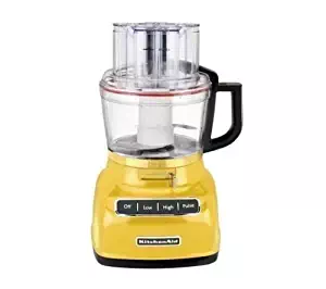 KitchenAid KFP0930MY 9-Cup Food Processor with Exact Slice System and French Fry Disc - Majestic Yellow