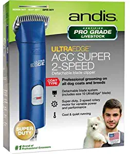 Andis UltraEdge AGC Super 2Speed Pet Clipper Blue