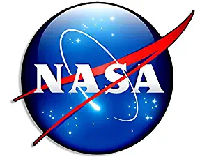 MAGNET 4x4 inch 3D LOOK • NASA Meatball Logo Shaped Sticker -insignia symbol space nerd Magnetic vinyl bumper sticker sticks to any metal fridge, car, signs