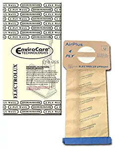 EnviroCare Replacement Vacuum Bags for Electrolux Style U Discovery Uprights 12 Pack