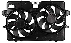 Dual Radiator and Condenser Fan Assembly - Pacific Best Inc For/Fit FO3115182 08-12 Ford Escape Mariner 3.0L