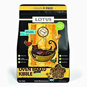 Lotus Low Fat Oven-Baked Dry Cat Food Chicken Recipe 5 Pounds