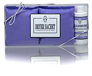 Le Blanc® Lavender Dryer Sachet 2-Pack with 2 FL. OZ. Bottle of Coordinating Specialty Wash, One Pack