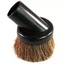 SCStyle Universal Soft Horsehair Bristle Vacuum Cleaner Dust Brush. Fits All Vacuum Brands Accepting 1 1/4" Inner Diameter Attachments Such As Hoover, Bissell, Eureka, Royal, Dirt Devil,Oreck (2)