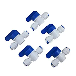 ZAOJIAO Auto-top-Off ATO Solution Auto Water Filler Adjustable Float Valve Mounting Aquarium Sump + 1/4" Tube 3 Meters 9.8ft Pipe RO Water Filter System PE White