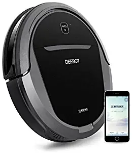 ECOVACS DEEBOT M81Pro Robotic Vacuum Cleaner with Strong Suction, for Pet Hair, Low-pile Carpet, Bare Floors, Wifi Connected, Compatible with Alexa (Renewed)