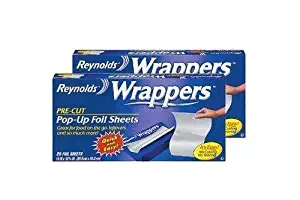 Reynolds Wrappers Pop Up / Foil Sheets (2 Pack) No cutting or Tearing…