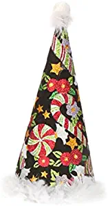 Mark Roberts Collectible Mary Engelbreit Candy Cane Christmas Cone Tree - Small 11.5" #25-38700
