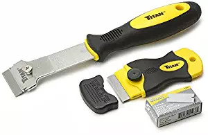 Titan Tools 17002 2-Piece Multi-Purpose Razor Scraper Set with Extra Razor Blades