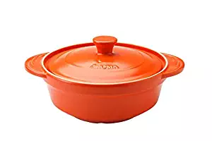 Aroma HousewaresDoveware Stew Pot, 3.5 quart, Tangerine Orange