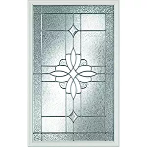 Western Reflections Laurel Door Glass - 24" x 38" Frame Kit, Nickel Caming