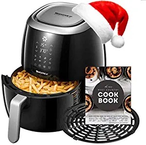 Air Fryer, Willsence Healthier Preheat Function Large Hot XL Air Fryers, Fast Cook Oven, Digital Oilless Cooker,Touch Screen, 8 Presets, Cookbook, Dishwasher Safe, Nonstick Basket, BPA Free