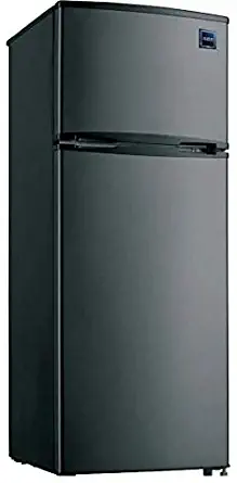 7.5 Cubic Foot Stainless Steel Look Refrigerator