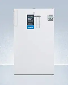 Accucold CM411LPLUS2 4.1 cu. ft. General Purpose Counter Height Refrigerator-Freezer with NIST Calibrated Thermometer44; White