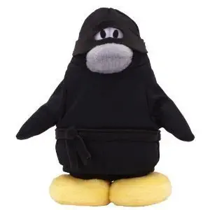 SAVE $6.00 - RARE Club Penguin NINJA Plush - A Club Penguin VALUE DEAL = No Coin or Code - Just the NINJA with Original Tag - SAVE $6.00