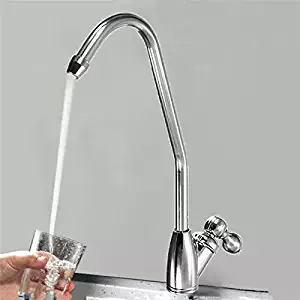 Diaphoresis Water Filter Faucet Kitchen Sink Faucets - Chrome Finish Water Filter Faucet Single Handle Drinking Water Tap - Supply Separate System Pee Permeate Piss - 1PCs