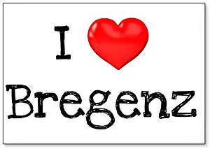 I Love Bregenz, fridge magnet (design 3)