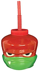 Rise of the TMNT Drink Bottle with Straw