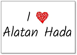 I Love Alatan Hada, fridge magnet (design 3)