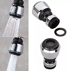 360 Rotate Swivel Water Saving Tap Aerator Diffuser Faucet Nozzle Filter Adapter