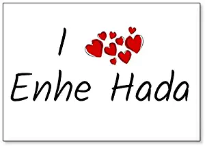 I Love Enhe Hada, fridge magnet (design 2)