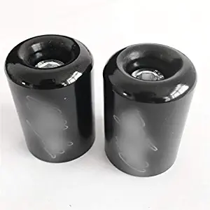 XKMT-Compatible with Kawasaki Ninja Ex 250 Ex500 Ex650R Zx6R-636 Zrx1100 Zzr1200 Black Bar Ends [B00YWBVFT8]