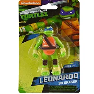 Skyhigh International TMNT Ninja Turtles 3D Eraser on Card on Blister Card