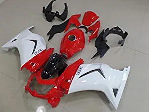 Moto Onfire ABS Fairing Kit For Kawasaki Ninja 250R EX250 2008 2009 2010 2011 2012 Red White Body Kits