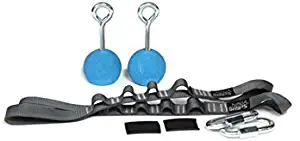 Aktiv Ninja Grip Kit - Ninja Warrior, Rock Climbing, Parkour and Crossfit Hand Strength Power Training Holds with Hanging Straps and carabiners