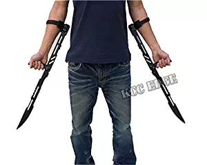 2 PACK COMBO 27.5" LARGE BLOOD RAYNE NINJA VAMPIRE MACHETE SWORD BLADE KNIFE