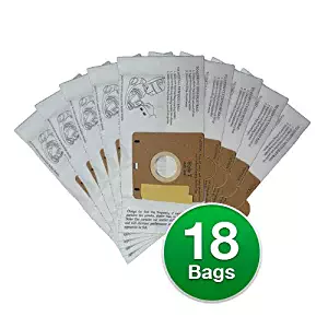 EnviroCare Replacement Vacuum Bags for Eureka Style T Canisters Bags (18 Bags)