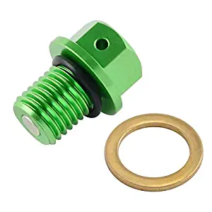 ShineBear Fittings M12 CNC Oil Drain Plug Bolt for Kawasaki Ninja 250R 300 400R 600R ZX6R ZX7R ZX9R ZX10R ZX12R ZX14R Versys 650 1000