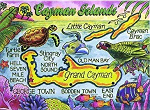 Cayman Islands Caribbean Fridge Collector's Souvenir Magnet 2.5" X 3.5"