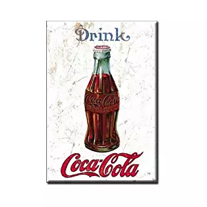 (2x3) Drink Coca Cola 1915 Coke Bottle Distressed Retro Vintage Locker Refrigerator Magnet