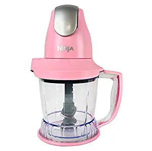 Ninja Storm Master Prep Food Processor Blender Powerful One Touch 450W Motor Pod BPA-Free Pitcher Dishwasher Safe QB751Q (Renewed) (Pink)