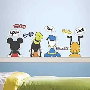 RoomMates Mickey and Friends Peel And Stick Wall Decals With Dry Erase